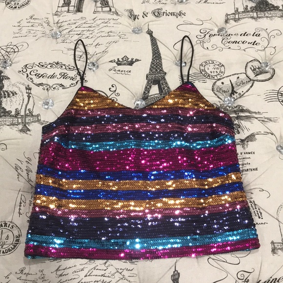🛍2/$30🛍 WAYF Sequins Cami - Picture 4 of 9